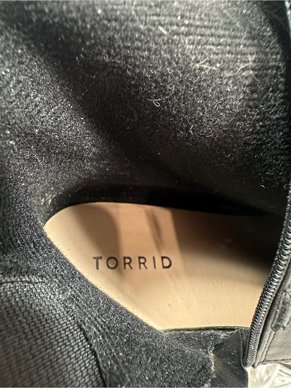 Torrid Women’s Black Combat Boots 10 WW Wide Lace Up Buckle Zipper Pouch - Picture 13 of 14